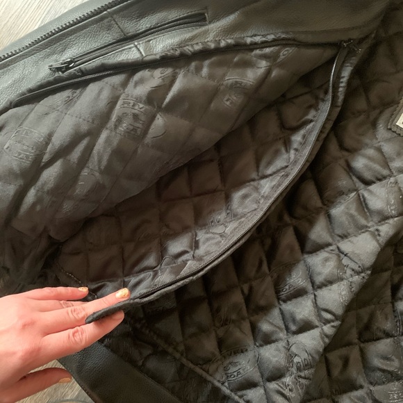 Real Leather Riding Jacket - Picture 3 of 3